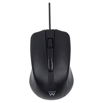 RATON EWENT EW3300 OPTICO 1000DPI USB NEGRO (Espera 4 dias) en Huesoi
