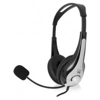 EWENT EW3562 Auriculares + Micrófono Stéreo negro en Huesoi