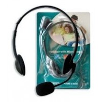 EWENT EW3563 Auriculares+ Micrófono Stéreo en Huesoi