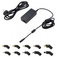 EWENT Cargador Auto. Univer Notebook 65W 10 Puntas en Huesoi EWENT Cargador Auto. Univer Notebook 65W 10 Puntas en Huesoi