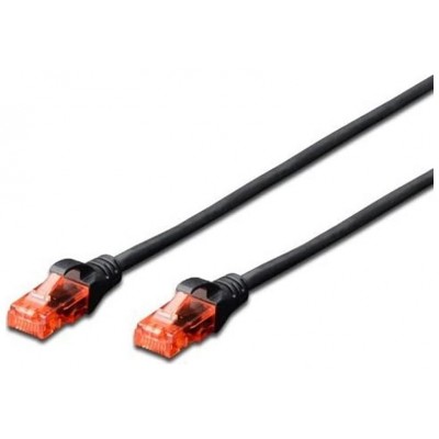 Ewent EW-6U-010 cable de red Negro 1 m Cat6 U/UTP (UTP) (Espera 4 dias) en Huesoi