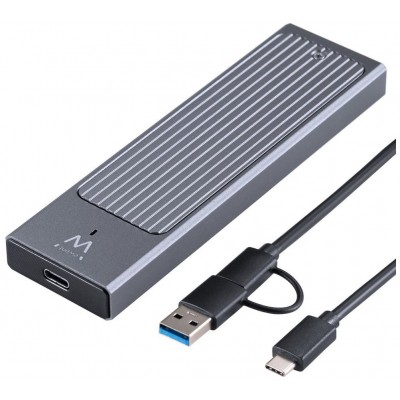 EWENT Carcasa M2 NVMe PCIe SSD/USB-C 3,2 en Huesoi