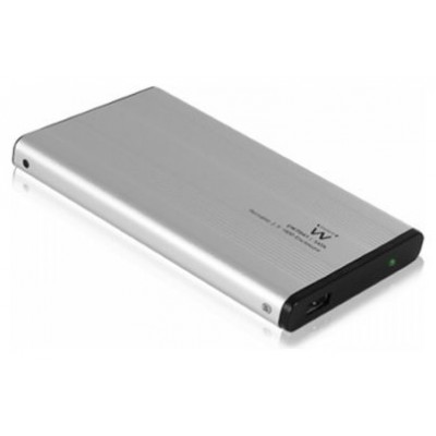 Ewent EW7041 caja para disco duro externo Aluminio, Negro 2.5" USB con suministro de corriente (Espera 4 dias) en Huesoi