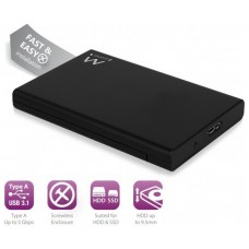 EWENT CARCASA HD 2.5" USB 3.1. SIN TORNILLOS. NEGRO (EW7044) (Espera 4 dias) en Huesoi