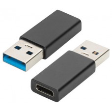 Ewent EW9650 cable gender changer USB Type-A USB Tipo C Negro (Espera 4 dias) en Huesoi