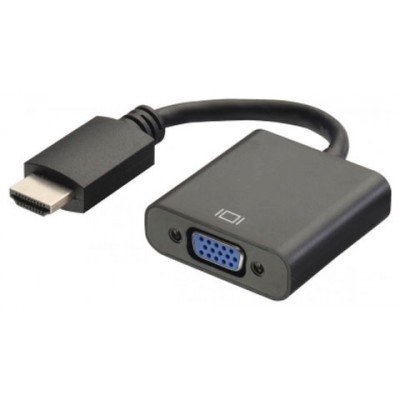 CABLE CONVERTIDOR EWENT HDMI MACHO - VGA HEMBRA CON AUDIO 0,15 METROS en Huesoi