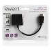 CABLE CONVERTIDOR EWENT HDMI MACHO - VGA HEMBRA CON AUDIO 0,15 METROS en Huesoi