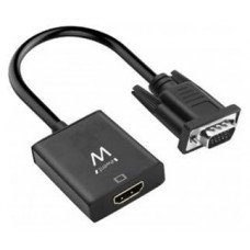 CABLE CONVERTIDOR EWENT VGA MACHO - HDMI HEMBRA CON AUDIO 0,20 METROS en Huesoi