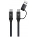 Ewent EW9918 cable USB 1 m USB 3.2 Gen 1 (3.1 Gen 1) USB C Negro (Espera 4 dias) en Huesoi