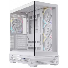 CAJA ATX SEMITORRE EINAREX S800 RGB 4 FANS BLANCA en Huesoi