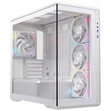 CAJA MICRO-ATX SEMITORRE EINAREX ZM800 RGB 4 FANS en Huesoi