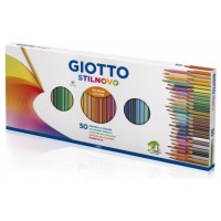 GIOTTO STILNOVO CAJA 50 LAPICEROS + SACAPUNTAS GIOTTO F257300 (Espera 4 dias) en Huesoi