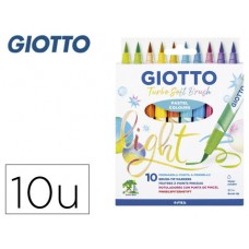 ESTUCHE 10 UDS TURBO SOFT BRUSH PASTEL GIOTTO F426900 (Espera 4 dias) en Huesoi