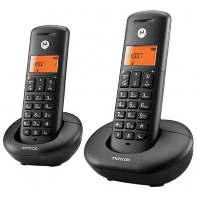 MOTOROLA E202 Telefono DECT Call Blocking Duo en Huesoi