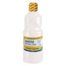 Giotto Témpera Escolar 500 ml Botella Blanco (Espera 4 dias) en Huesoi