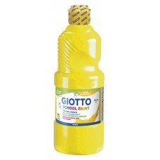 BOTELLA TÉMPERA LAVABLE AMARILLA 500ML GIOTTO F535302 (Espera 4 dias) en Huesoi