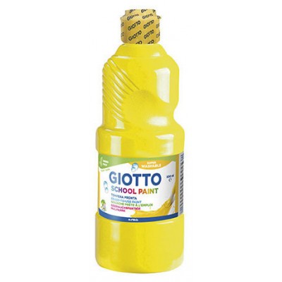 BOTELLA TÉMPERA LAVABLE AMARILLA 500ML GIOTTO F535302 (Espera 4 dias) en Huesoi