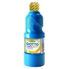 Giotto Témpera Escolar 500 ml Botella Azul, Cian (Espera 4 dias) en Huesoi