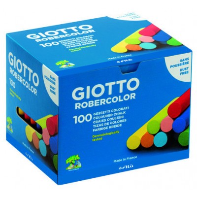 CAJA 100 TIZAS COLORES SURTIDOS GIOTTO F539000 (Espera 4 dias) en Huesoi