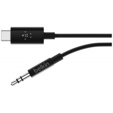 CABLE DE AUDIO BELKIN F7U079BT03-BLK USB-C A JACK en Huesoi