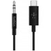 CABLE DE AUDIO BELKIN F7U079BT03-BLK USB-C A JACK en Huesoi