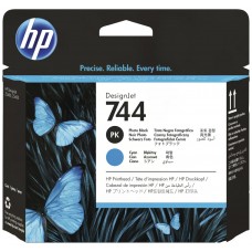 HP DesignJet 744 Cabezal de impresion Negro Foto y Cyan en Huesoi