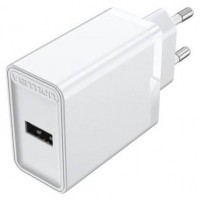 CARGADOR PARED 12W USB-A 2.4A BLANCO VENTION (Espera 4 dias) en Huesoi