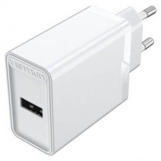 CARGADOR PARED 12W USB-A 2.4A BLANCO VENTION (Espera 4 dias) en Huesoi