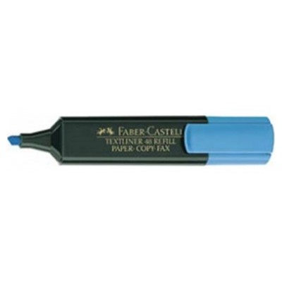 MARCADOR FLUOR TEXTLINER AZUL FABER CASTELL 154851 (MIN10) (Espera 4 dias) en Huesoi