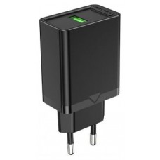 CARGADOR PARED 18W USB-A 3A NEGRO VENTION (Espera 4 dias) en Huesoi