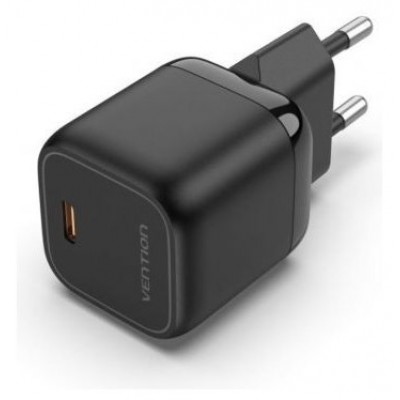 CARGADOR PARED 30W USB-C 3A NEGRO VENTION (Espera 4 dias) en Huesoi