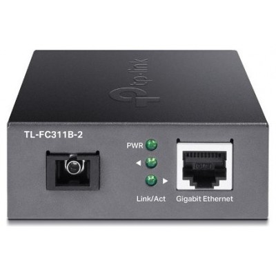 CONVERTIDOR DE FIBRA TP-LINK FC311B-2 SINGLE-MODE en Huesoi