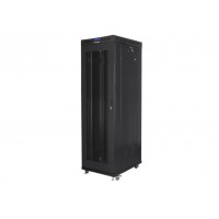 ARMARIO LANBERG RACK 19" 42U 600X1000 FLAT PACK V2 PUERTA MESH CON LCD NEGRO en Huesoi