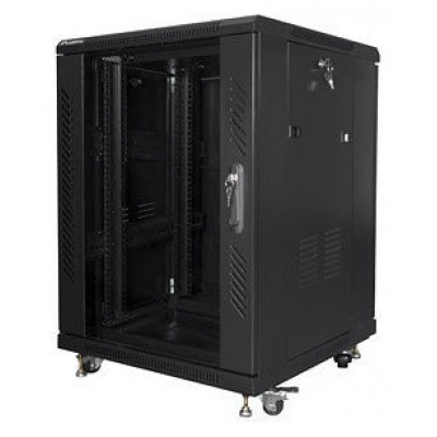 ARMARIO RACK LANBERG 15U 600X600 AUTO ENSAMBLADO 19" HASTA 800KG NEGRO en Huesoi