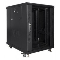 ARMARIO LANBERG RACK 19" 15U 600X800 FLAT PACK BLACK NEGRO en Huesoi