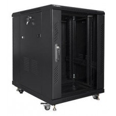 ARMARIO LANBERG RACK 19" 15U 600X800 FLAT PACK BLACK NEGRO en Huesoi