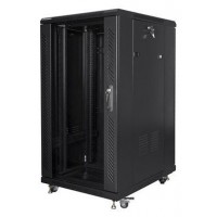 ARMARIO LANBERG RACK 19" 22U 600X800 FLAT PACK BLACK NEGRO en Huesoi