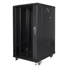 ARMARIO LANBERG RACK 19" 22U 600X800 FLAT PACK BLACK NEGRO en Huesoi