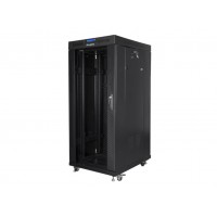 ARMARIO LANBERG RACK 19" 37U 800X1000 FLAT PACK NEGRO PUERTA CRISTAL CON LCD en Huesoi