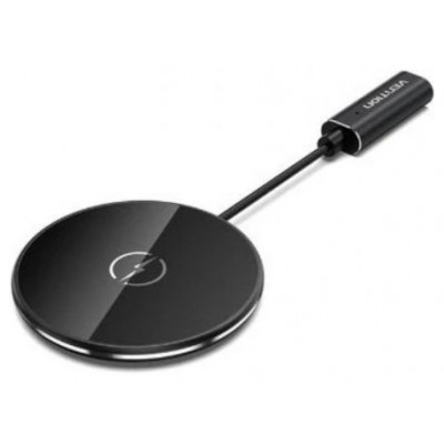 BASE DE CARGA INALAMBRICO USB-C 15W CIRCULAR NEGRO VENTION (Espera 4 dias) en Huesoi