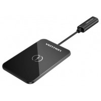 BASE DE CARGA INALAMBRICO USB-C 15W RECTANGULAR NEGRO VENTION (Espera 4 dias) en Huesoi
