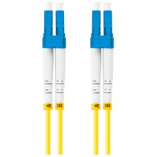 CABLE DE FIBRAOPTICA LANBERG 1M MONO LC/UPC-LC/UPC DUPLEX G657A1 LSZH AMARILL en Huesoi