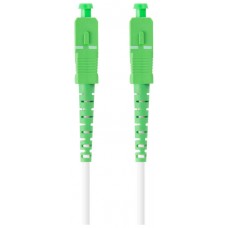 CABLE DE FIBRAOPTICA LANBERG 5M MONO SC/APC-SC/APC SIMPLEX G657A2 LSZH BLANC en Huesoi