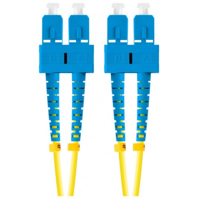 CABLE FIBRA OPTICA LANBERG 5M MONO SC/UPC-SC/UPC DUPLEX LSZH G657A1 3.0MM YELLOW en Huesoi