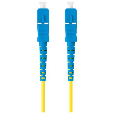 CABLE DE FIBRAOPTICA LANBERG 2M MONO SC/UPC-SC/UPC SIMPLEX G657A1 LSZH AMARILL en Huesoi