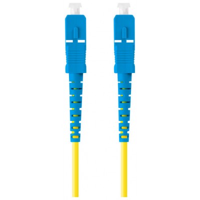 CABLE DE FIBRAOPTICA LANBERG 10M MONO SC/UPC-SC/UPC SIMPLEX G657A1 LSZH AMARILL en Huesoi