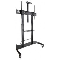 SOPORTE SUELO ARES CON RUEDAS 60""-100"" NEGRO TOOQ (Espera 4 dias) en Huesoi