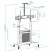 SOPORTE SUELO + RUEDAS + ARMARIO MULTIUSOS + ACC. RACK NARNIA 60""-100"" TOOQ (Espera 4 dias) en Huesoi