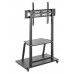 AISENS - SOPORTE DE SUELO ECO CON RUEDA, BANDEJA PARA DVD PARA MONITOR/TV 150KG DE 37-100, NEGRO en Huesoi