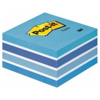 CUBO 450 HOJAS NOTAS ADHESIVAS 76X76MM COLORES SURTIDOS AZULES 2028-B POST-IT 7100172385 (Espera 4 dias) en Huesoi